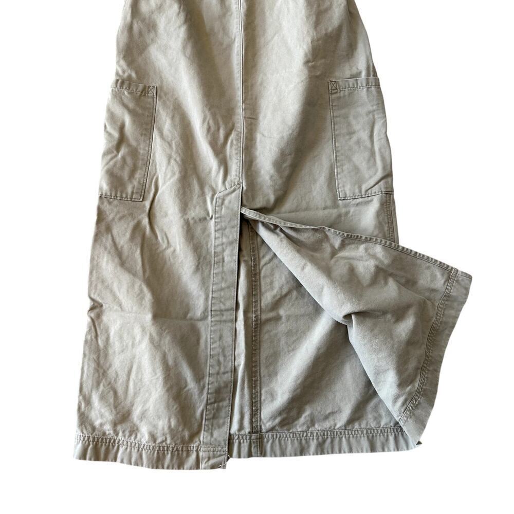 VTG 90s Gap Khaki Maxi Skirt Women's Size 2 - Picture 2 of 7